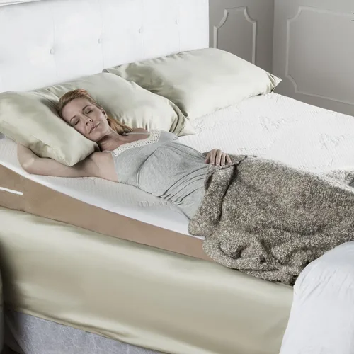 Vista 5 de Avana Almohada inclinada de espuma viscoelástica con cubierta de Tencel refrescante, tamaño queen