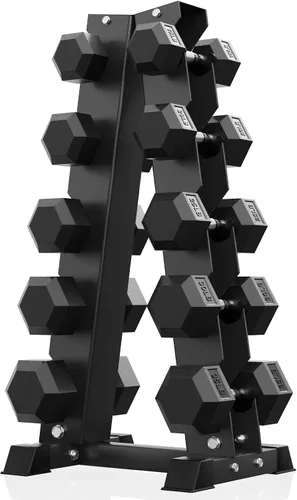 Vista 30 de Hex Dumbbell Sets with Rack, 85-560lb Dumbbell Weight Set & Storage Rack