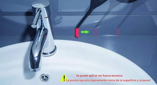 Vista 7 de ORXPLUS TOOLS - Kit de herramientas de calafateo de 10 piezas, herramienta de acabado de silicona para áreas estrechas, baño, cocina, fregadero