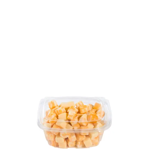 Vista 2 de Dart CH12DED Contenedor transparente con bisagras de 12 onzas con tapa de cúpula (caja de 200)