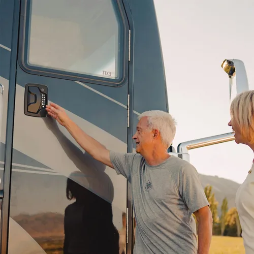 Vista 5 de RVLock Cerradura de puerta Atlas RV para autocaravana clase A/C, puerto