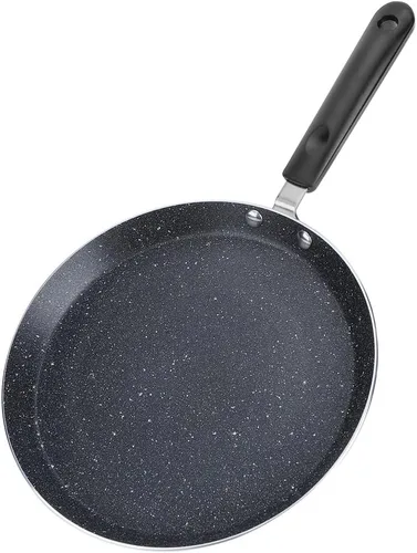 Vista 6 de Yosoo Sartén antiadherente, utensilios de cocina de aleación de aluminio de calentamiento rápido con mango a prueba de calor para desayuno