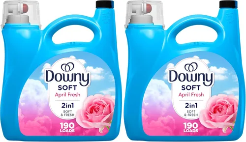 Vista 10 de Downy Líquido suavizante de telas, aroma fresco de abril, 111 onzas líquidas, 150 cargas