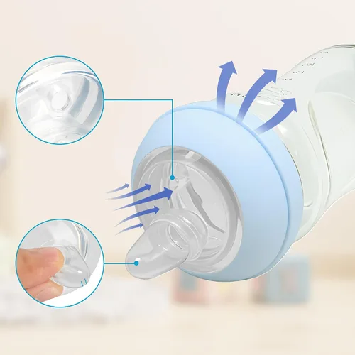 Vista 6 de Kit de conversión de vasos para biberones naturales Philips Avent, kit de transición para niños pequeños con boquilla superior de popote de silicona