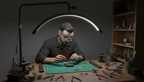 Vista 9 de Hi_friend Lámpara de media luna portátil de 23 pulgadas, luz de pestañas para esteticistas, lámpara LED de piso arqueada brillante para extensiones