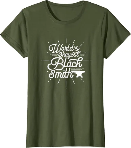 Vista 28 de Blacksmith Blacksmithing Forge Metalsmith Forging T-Shirt Asphalt Grey