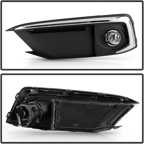 Vista 2 de ACANII - Para Honda Civic Coupe/Sedan 2019-2021 luces antiniebla LED parachoques luces de conducción con interruptor par conjunto conjunto
