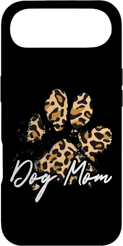 Vista 27 de Dog Mom Gift Leopard Paw Print Fur Mama Case para iPhone 17