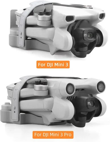 Vista 2 de HeiyRC Soporte de hélice Mini 3/Mini 3 Pro, protector de correa de protección estabilizador para DJI Mini 3 Series RC Drone Accesorios (gris)