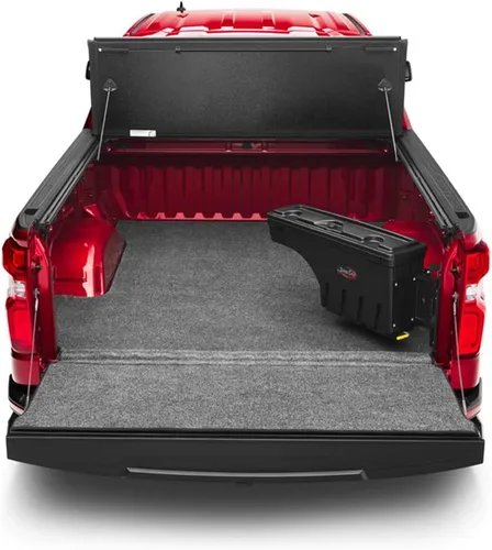 Vista 8 de UnderCover SwingCase SC400P Caja de almacenamiento para caja de camioneta Compatible con Toyota Tundra 2007 - 2021 lado del pasajero, color negro