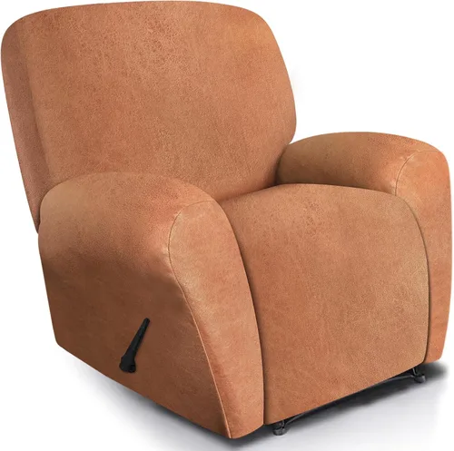 Vista 34 de ANARACHON Fundas para Sillas Reclinables Tipo Cuero, 4 Piezas Funda para Sillón Reclinable Lazy Boy, Protector de Muebles - Funda Suave Lavable