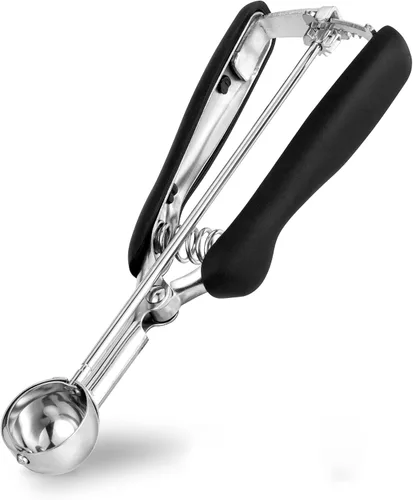 Vista 23 de Juego de Cuchara de Galletas 1 Cucharada, Tamaño #60 Cuchara de Masa de Galletas para Hornear, Cuchara de Helado de 15 ml/0.5 oz, Cuchara