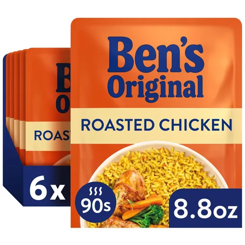 Vista 19 de BEN'S ORIGINAL Arroz Basmati Listo, Guarnición Fácil, Bolsa de 8.5 oz (Paquete de 6)