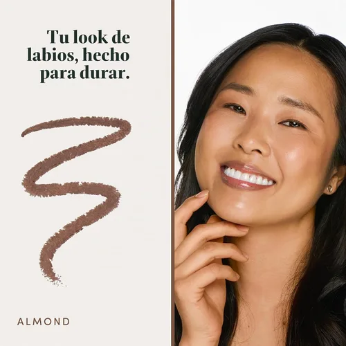 Vista 5 de Ravie Beauty - Lápiz delineador de labios de larga duración, resistente al Almendra (Marrón frío)