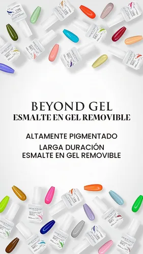 Vista 6 de LEGACY NAILS Professional Beyond Gel Soak-Off Esmalte de uñas – Cobertura completa, altamente pigmentado (BEYOND GEL – ALBA 1/2 oz)