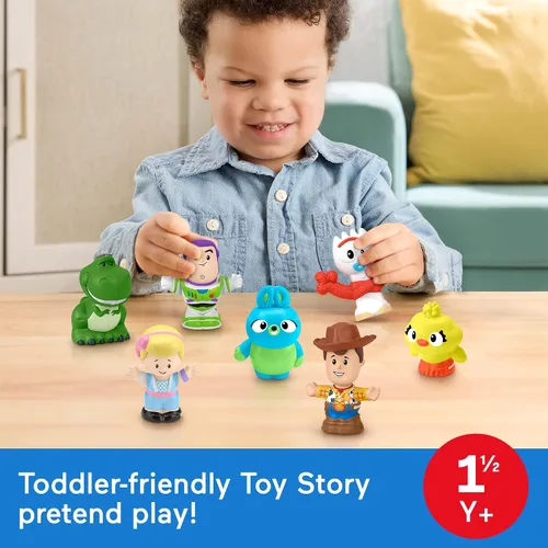 Vista 2 de Toy Story Fisher-Price Little People - Paquete de 4 figuras