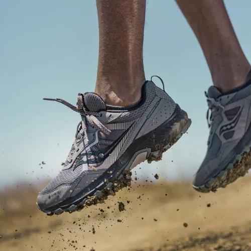 Vista 2 de Saucony Excursion Tr16 Gore-tex Tenis de correr para hombre Sombra/Bosque