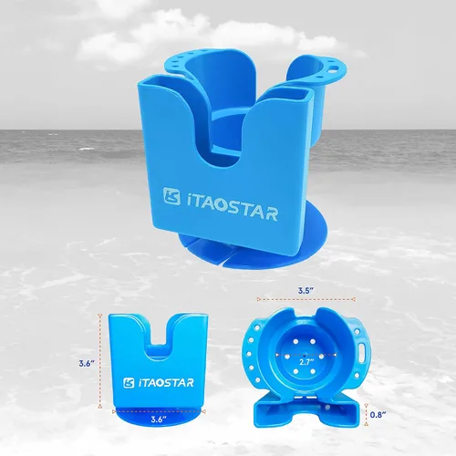 Vista 7 de iTAOSTAR Soporte para tazas multifunción, tabla de remo de dos secciones, adecuado para tipos de taza/botella/bebida, accesorios prácticos