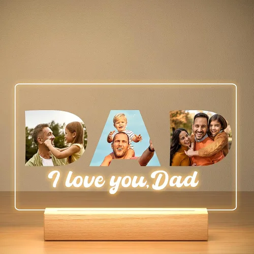 Vista 11 de KoxSmar - Marcos de fotos personalizados, marcos de fotos personalizados, regalos de cumpleaños personalizados para el día del padre, para papá