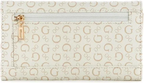 Vista 2 de GUESS Factory Women's Brooker Logo Slim Clutch Wallet