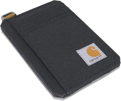 Vista 11 de Carhartt Carteras delgadas de nailon con bolsillo frontal para hombre