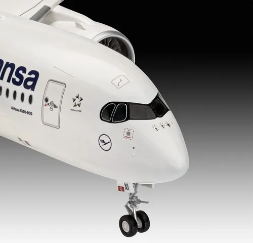 Vista 6 de Revell 03881 1:144 Airbus A350-900 Lufthansa Nueva Livery Plastic Model Kit