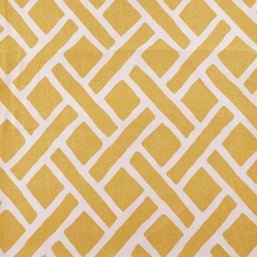 Vista 2 de HPD Half Price Drapes PRCT-D07A-CC20PR - Fundas de cojín de algodón estampadas, 2 piezas, 18 x 18, amarillo martinica