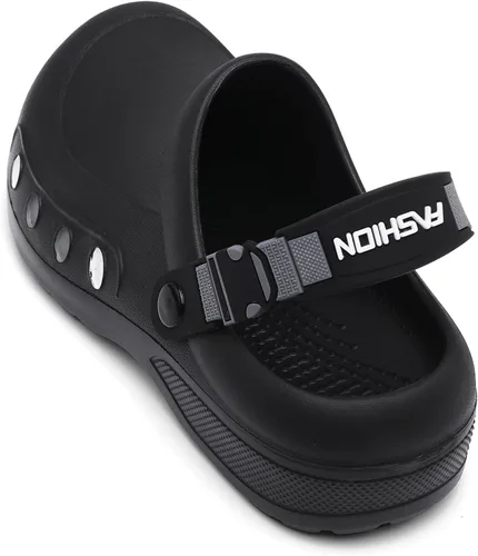 Vista 4 de MEIAGDT Zapatos de chef antideslizantes para hombre, impermeables y a prueba de aceite, con correas ajustables, suaves y cómodos, adecuados