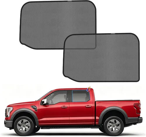 Vista 19 de KUST Persianas de ventana de automóvil para Toyota 4Runner 2011-2023, accesorios de malla transpirable, cubiertas magnéticas de malla transpirable
