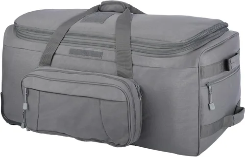 Vista 9 de Bolsa de despliegue con ruedas táctica militar 124L, Canela, Bolsa de lona con ruedas Bolsa de despliegue