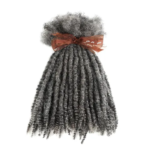 Vista 18 de Extensiones de cabello humano texturizado con extremos rizados, extensiones de cabello humano completamente hechas a mano para mujeres/hombres, se