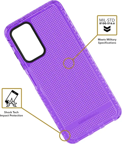 Vista 5 de cellhelmet Altitude X Series - Carcasa para Samsung Galaxy A53-5G, color morado