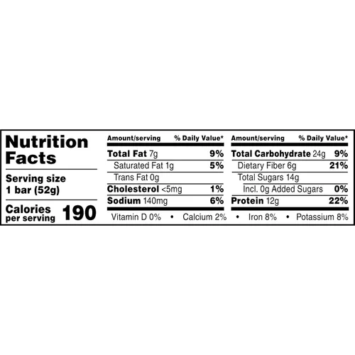 Vista 7 de RXBAR Barras de proteínas, 0.44 onzas de proteína, aperitivos sin gluten, paquete variado de 10 sabores (10 barras)