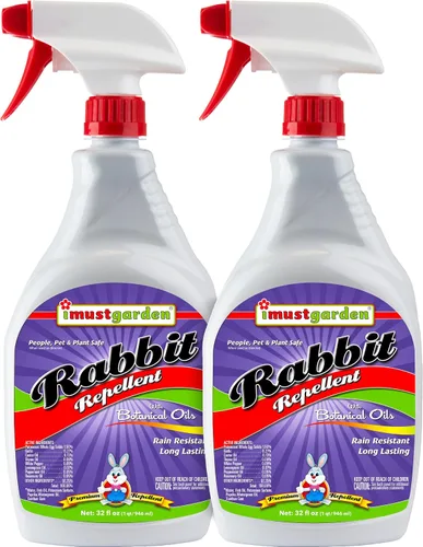 Vista 6 de I Must Garden repelente de conejos - aroma especiado - spray 32 oz listo para usar
