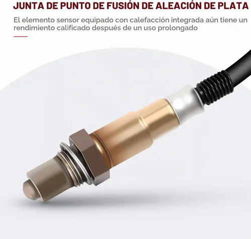 Vista 3 de Sensor de oxígeno O2 de corriente ascendente para automóviles compatible con Hyundai Accent Veloster para Kia Rio Soul 2012 2013 2014 2015 2016 1.6L