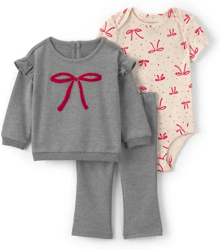 Vista 35 de Carter's Conjunto de pantalón de 3 piezas para bebé niña Floral verde