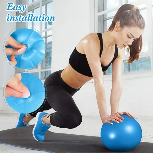 Vista 3 de Aoriher 10 pelotas pequeñas de pilates, de 9 pulgadas, mini pelotas de yoga antiestallidos y antideslizantes para estabilidad, fitness, terapia