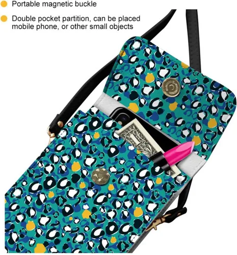 Vista 6 de ForchRinse - Bolso bandolera con correa ajustable para mujeres y niñas, Rosa (Pink Pig)), Forchrinse