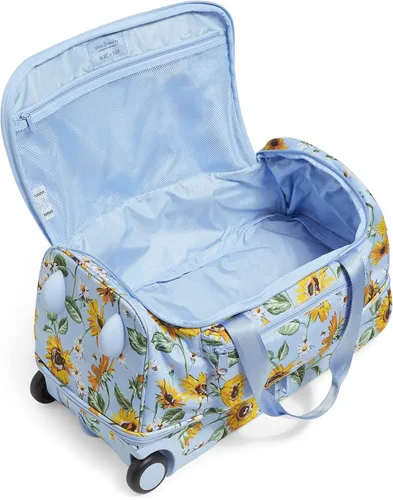 Vista 3 de Vera Bradley Womens Recycled Lighten Up Reactive Foldable Rolling Duffle Luggage