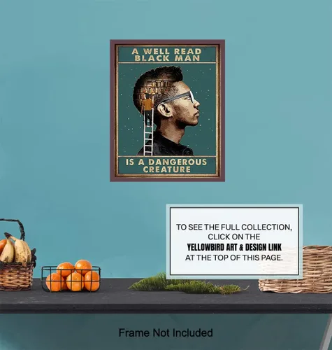 Vista 7 de Black Art - Decoración afroamericana, decoración de aula, citas motivacionales positivas inspiradoras, póster de cultura negra, impresión de pared
