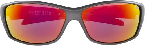 Vista 2 de Caterpillar CTS-8016 - Gafas de sol polarizadas para hombre, color gris mate de goma, 2.559in