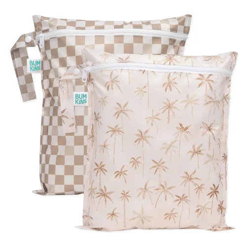 Vista 23 de Bumkins Bolsa Húmeda Colgante Impermeable Grande para Bebé, Lavandería, Ropa Sucia, Viajes, Traje de Baño, Pañales de Tela, Piscina, Toallas