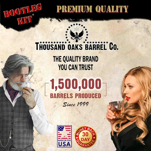 Vista 9 de Kit personalizado para hacer whisky bourbon de Kentucky (1 litro) – Age Spirits in an Oak Barrel Co. (B821)