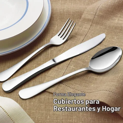 Vista 5 de HaWare - Juego de cubiertos de 48 piezas con utensilios para servir
