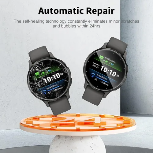 Vista 4 de LK 6 Pack para Garmin Venu 3s Protector de Pantalla 41mm - Protector de Pantalla de TPU Suave Auto-Reparable Anti-Arañazos para Garmin Venu 41mm
