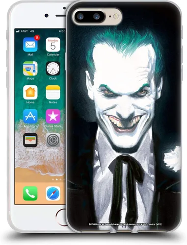 Vista 189 de Head Case Designs Funda de gel suave con licencia oficial de The Joker DC Comics Arkham Asylum Character Art compatible con Apple iPhone 7