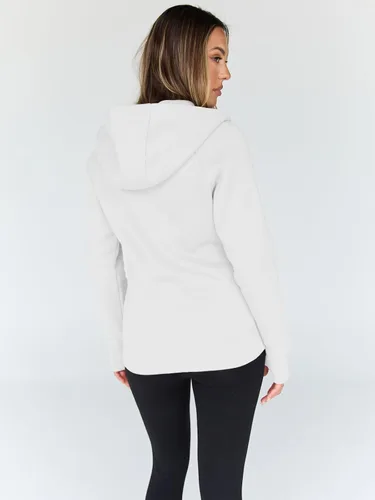 Vista 94 de Trendy Queen Sudaderas con capucha y cremallera para mujer, chaquetas de vellón, talla extragrande, moda de otoño e invierno