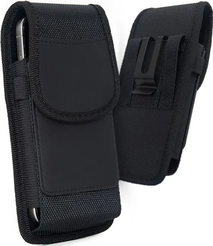 Vista 9 de Funda para teléfono compatible con Samsung Galaxy Z Flip 7/6/5/4/3, Motorola Razr Series, soporte para cinturón para teléfono celular con tarjetero