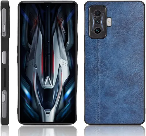 Vista 170 de Funda para Vivo iQOO Z1x 5G, funda para Vivo iQOO Z1x 5G Funda de piel sintética con funda 3 en 1, color azul