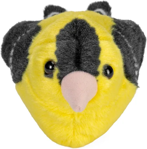 Vista 2 de Wild Republic Audubon Birds - Peluche de Jilguero Americano con auténtico sonido de pájaro, animal de peluche, juguetes de pájaros para niños